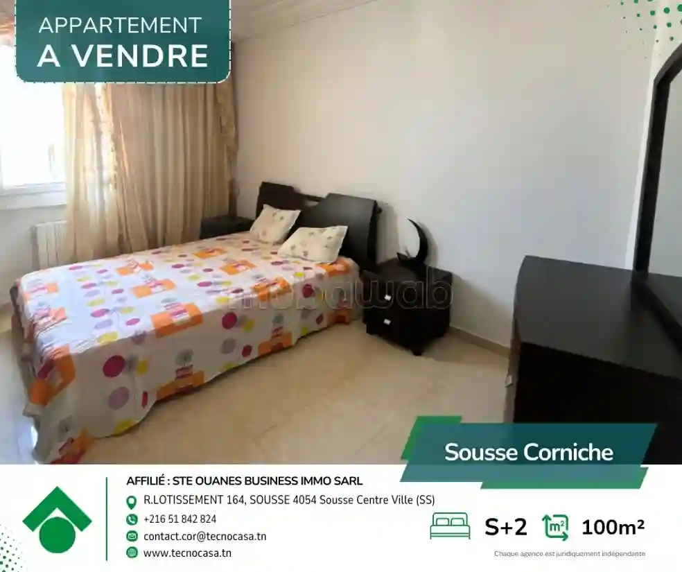 Appartement S2 Spacieux et Lumineux à Corniche - Vue 3
