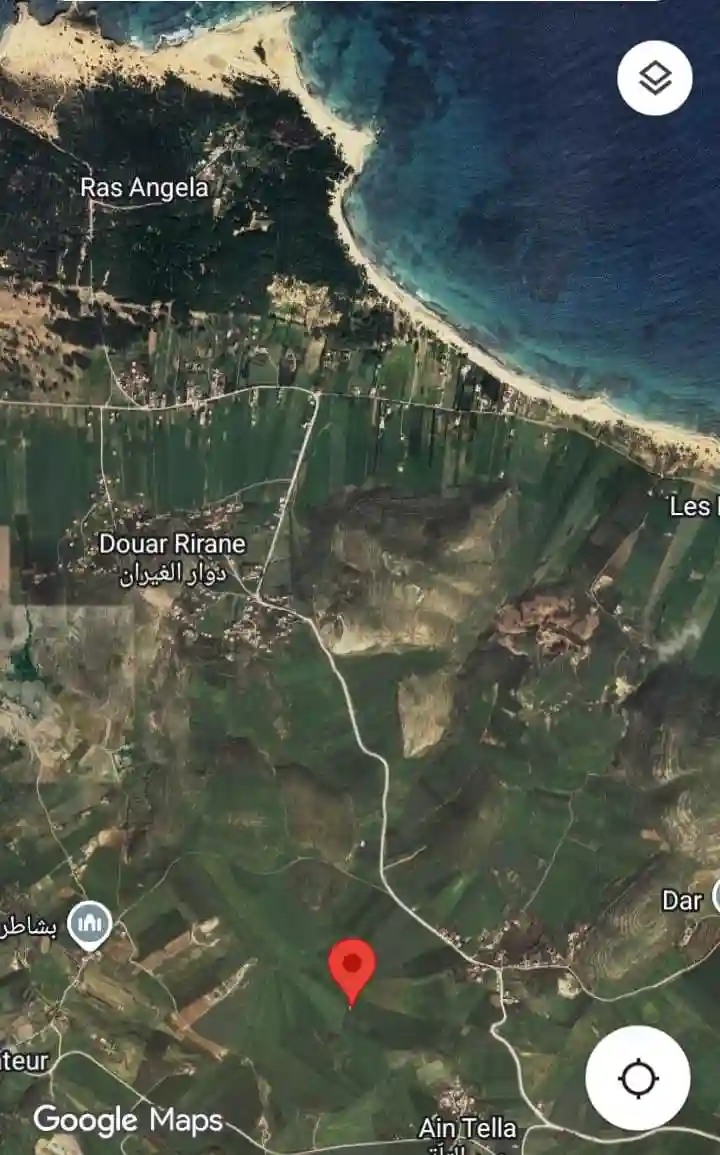 Route ras Angela à 2 Minutes de la Plage à Bizerte - Vue 1