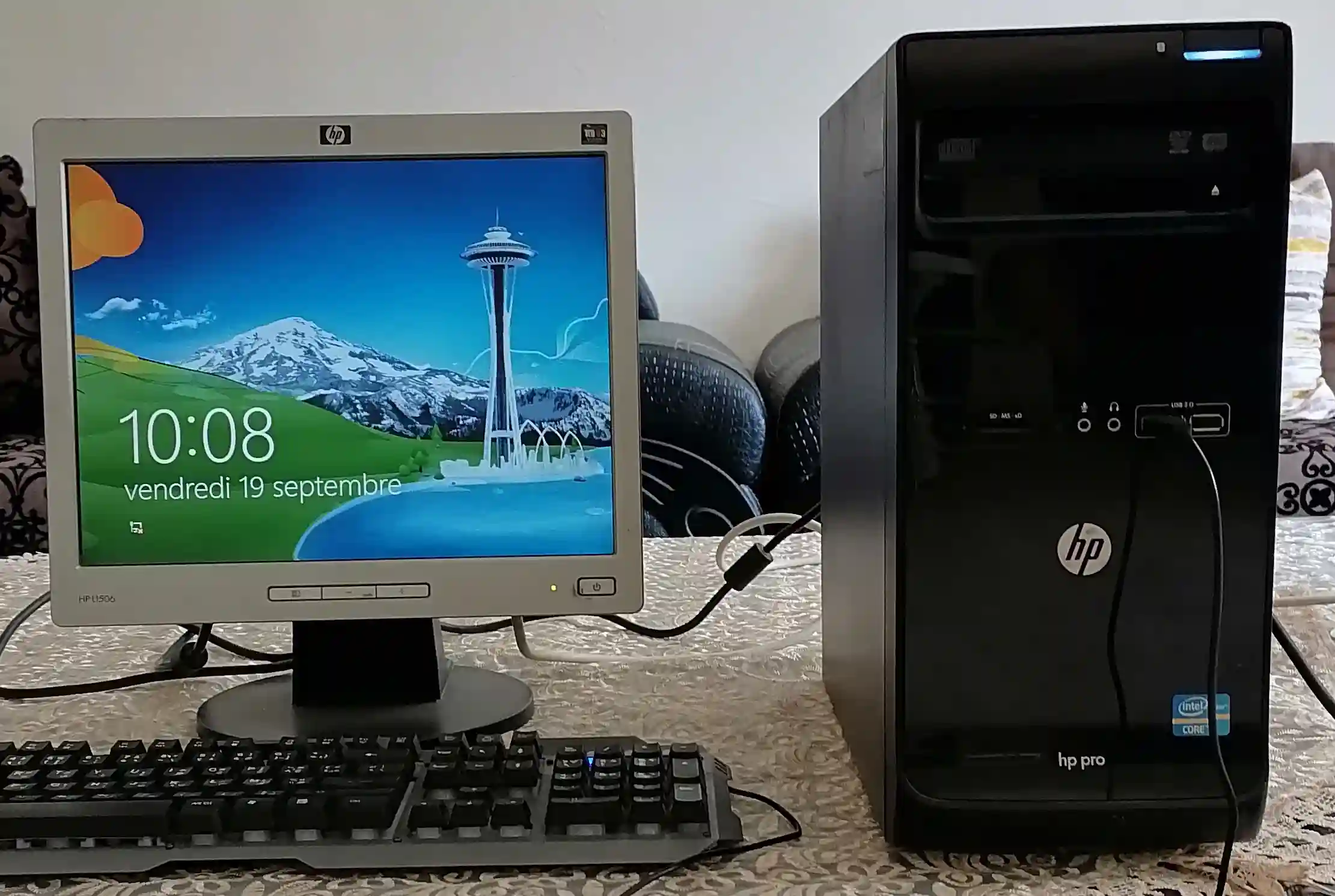 Pc Bureau Type hp pro Complet à Zaghouan - Vue 3