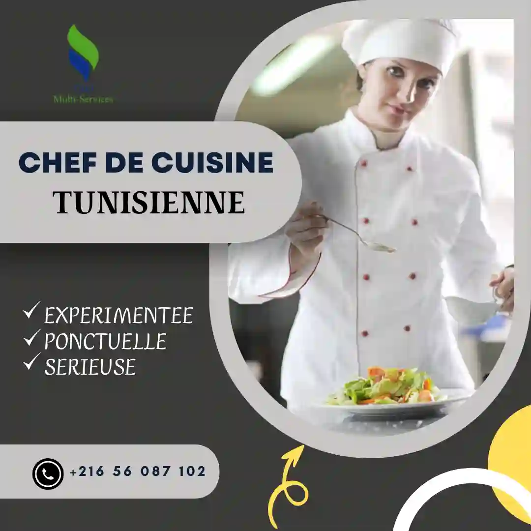 TMS PROPOSE DES CUISINIERES A DOMICILE A
