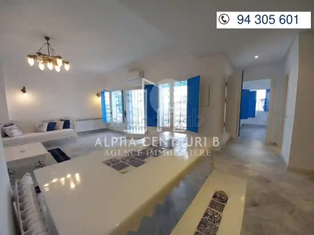 A Louer un Duplex Meublé en S3 à Sidi Bou Saïd - Vue 1
