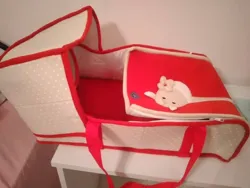 Landau Bébé Rouge Blanc