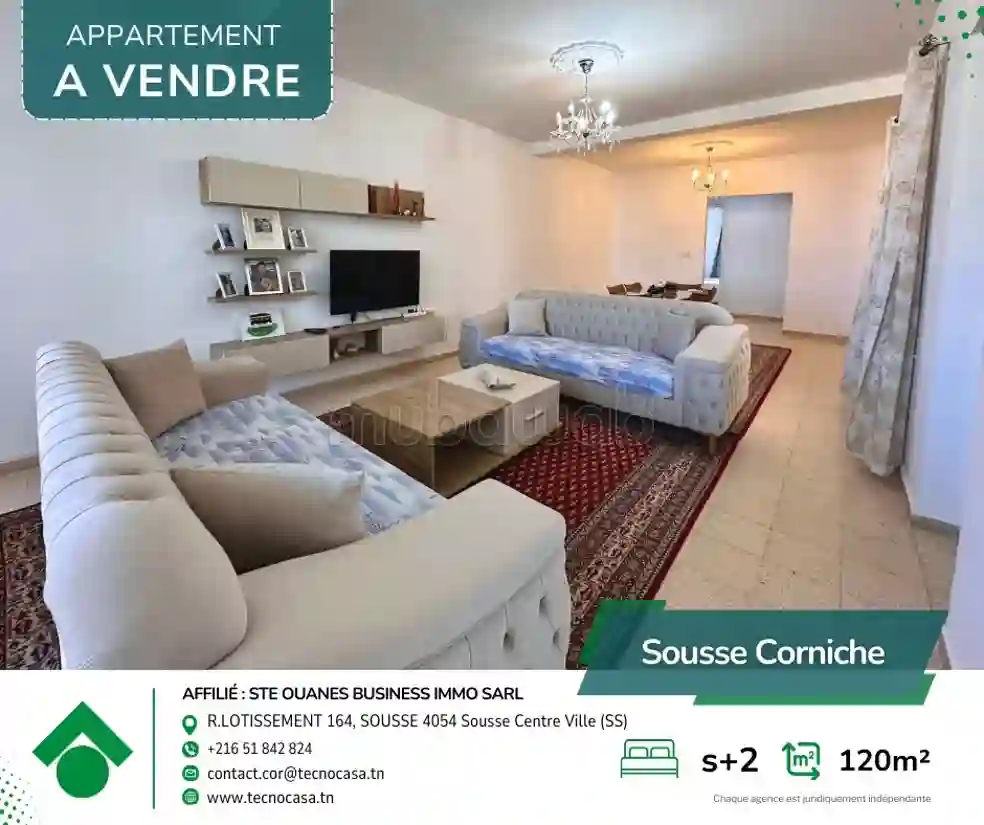 A Vendre Appartement S2 à Trocadéro