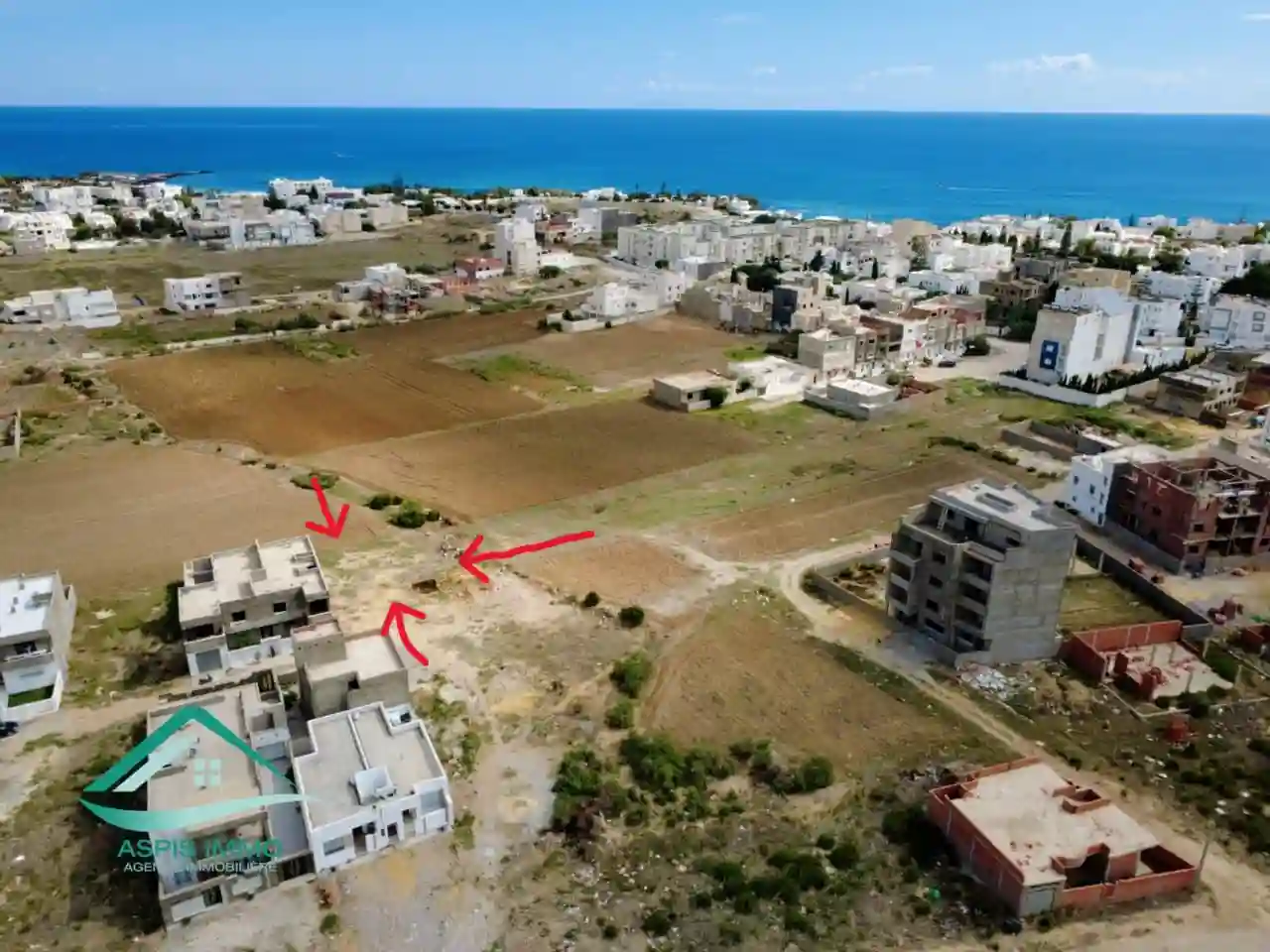 Vt958 Terrain 200 m2 à Kelibia à Kelibia - Vue 3