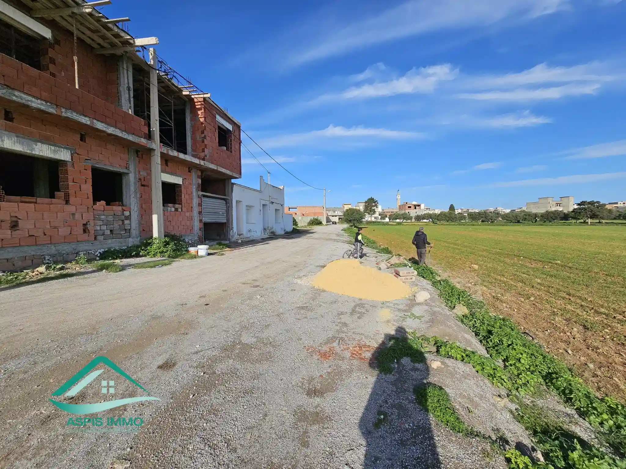 Vt966 Terrain 228 m2 à Cité Jadaria Kelibia à Kelibia - Vue 1