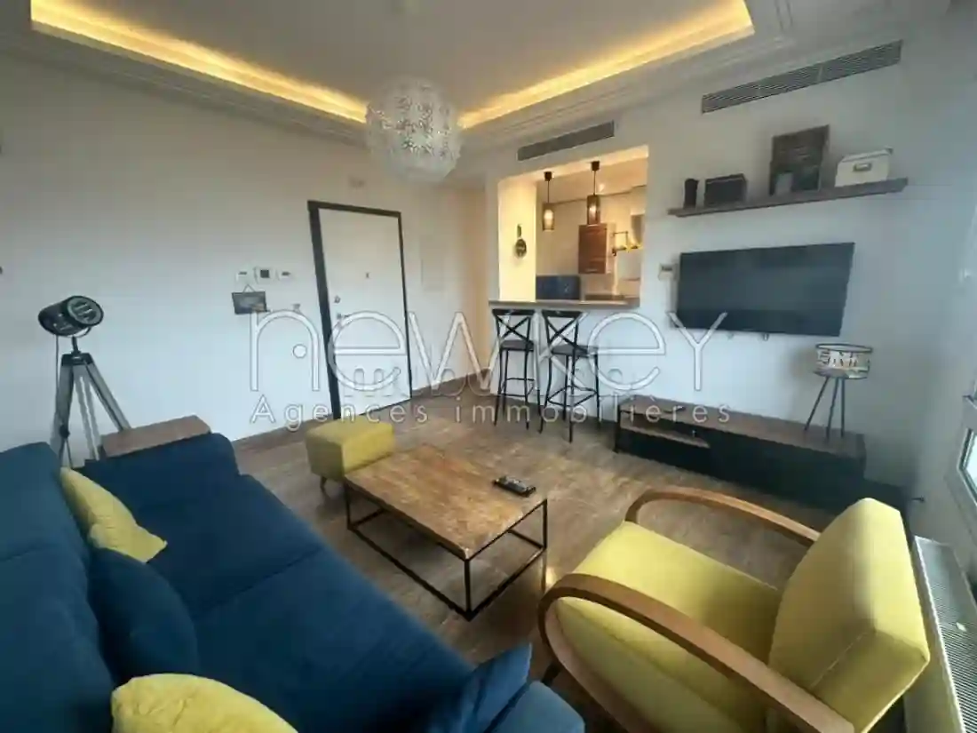 Appartement S1 Meublé à Louer aux Jardins de Carthage - Vue 2