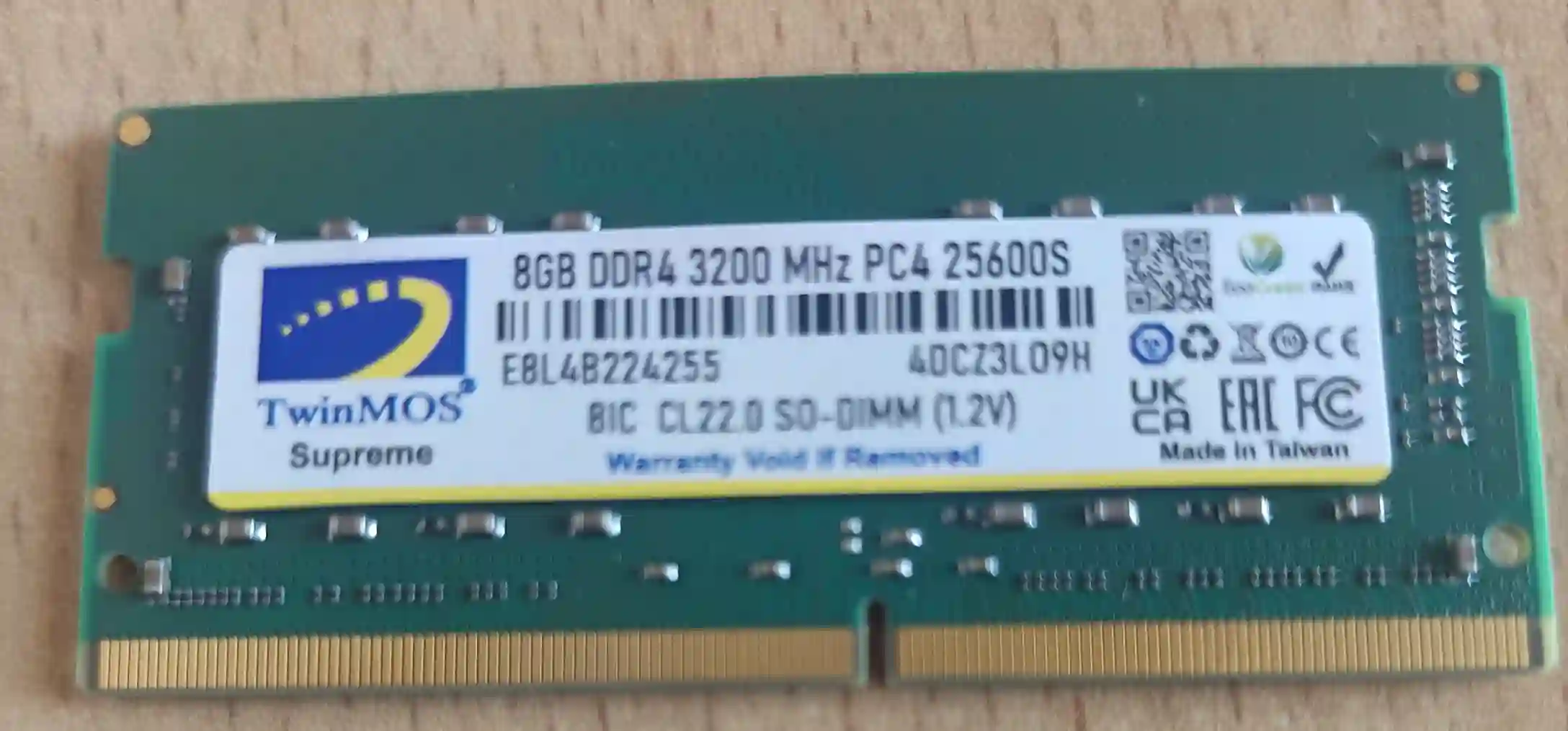 Barette Mémoire ram 8go Ddr4 pc Portable à Ezzahra