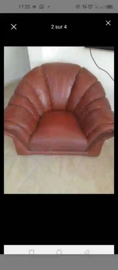 Sallon Simili Cuir en bon État Avec Prix Raisonnable