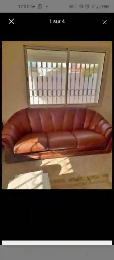 Sallon Simili Cuir en bon État Avec Prix Raisonnable - Vue 1