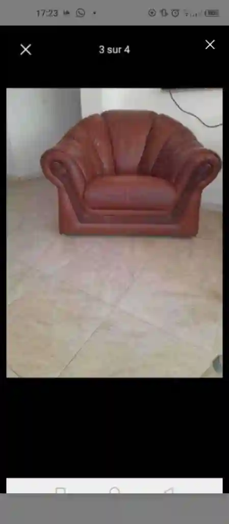 Sallon Simili Cuir en bon État Avec Prix Raisonnable - Vue 2