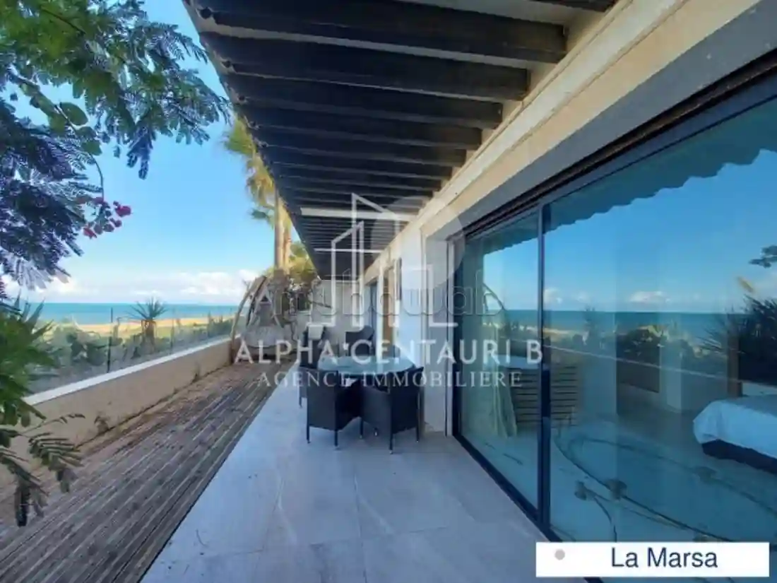 A Louer un Appartement au RDC Meublé en S3 à la Marsa - Vue 2