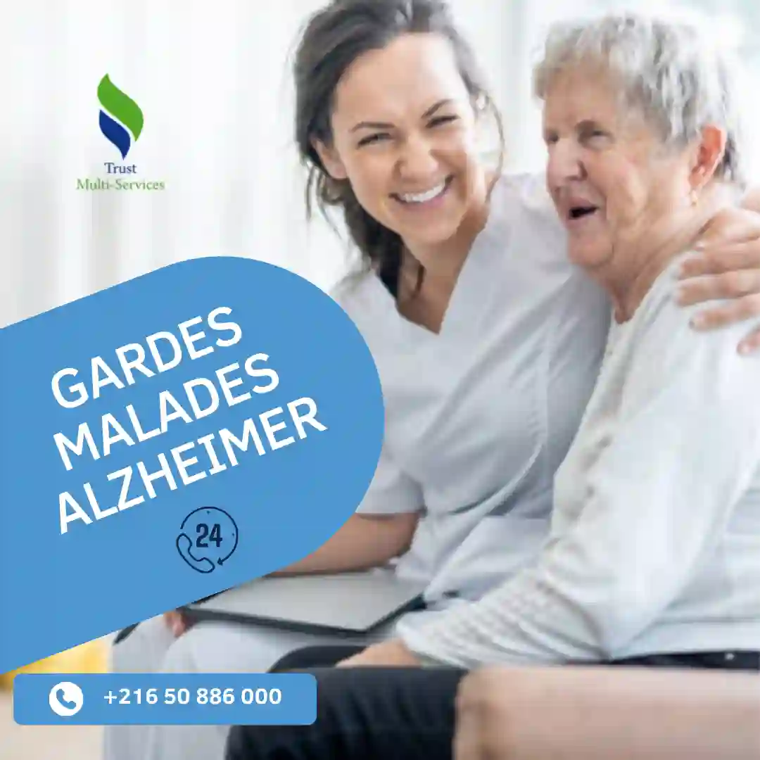GARDE MALADE POUR ALZHEIMER A DOMICILE A KERKENNAH