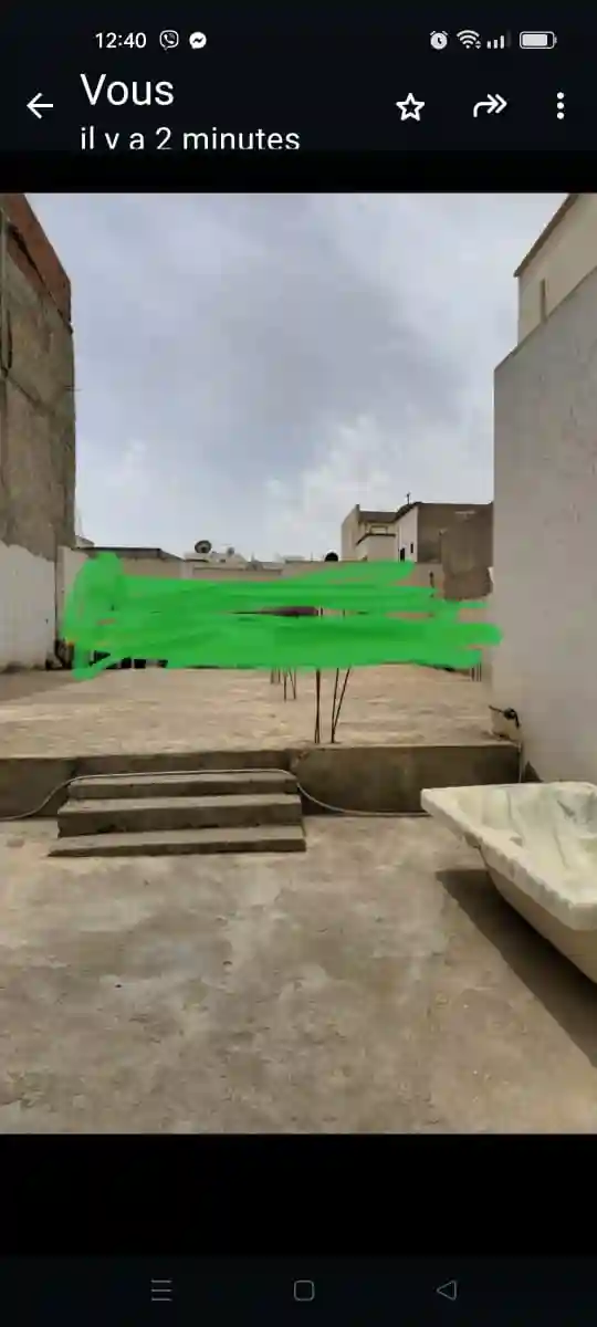 Terrain Clôturé Dont un Studio à Hammam Sousse - Vue 1