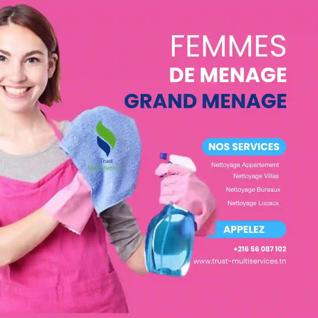 SERVICE DE GRAND NETTOYAGE A NABEUL