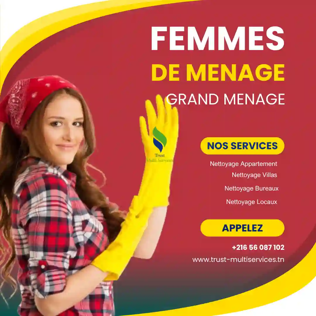 SERVICE DE GRAND NETTOYAGE A SOUSSE KANTAOUI