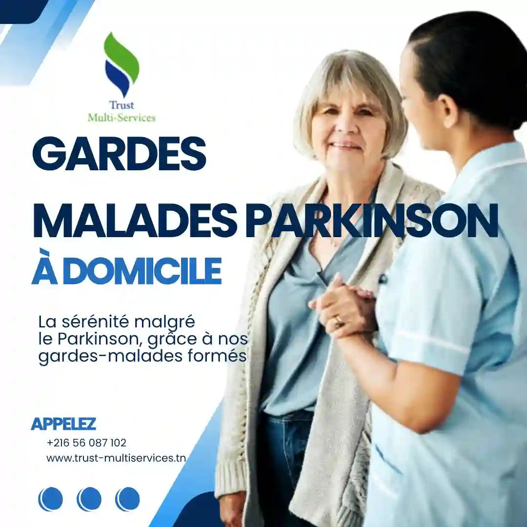 GARDES PERSONNES ATTEINTES DE PARKINSON À DOMICILE À KHAZNADAR