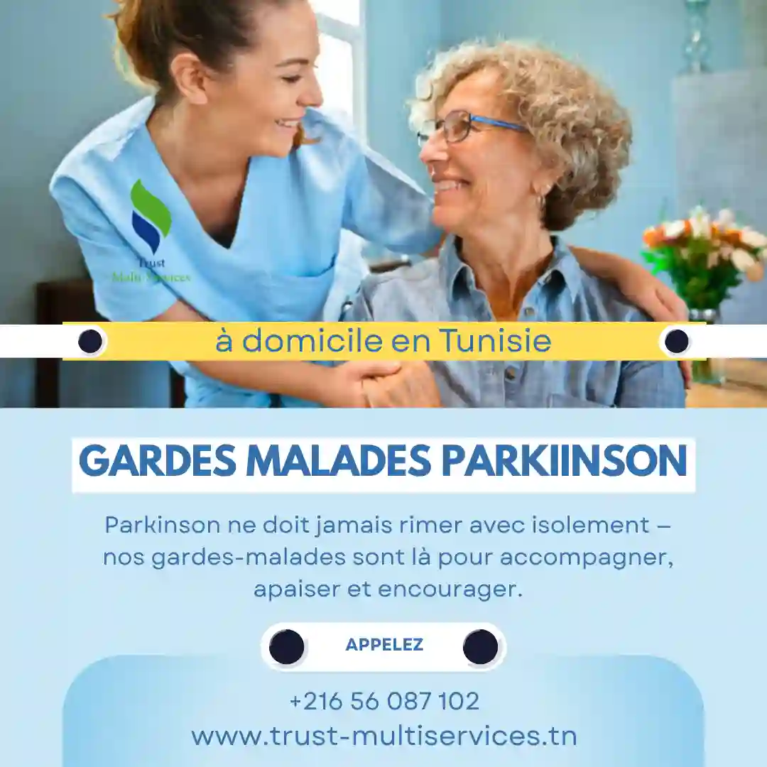 GARDES PERSONNES ATTEINTES DE PARKINSON À DOMICILE À LA GOULETTE
