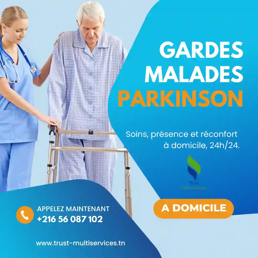 GARDES PERSONNES ATTEINTES DE PARKINSON À DOMICILE À MORNAGUIA