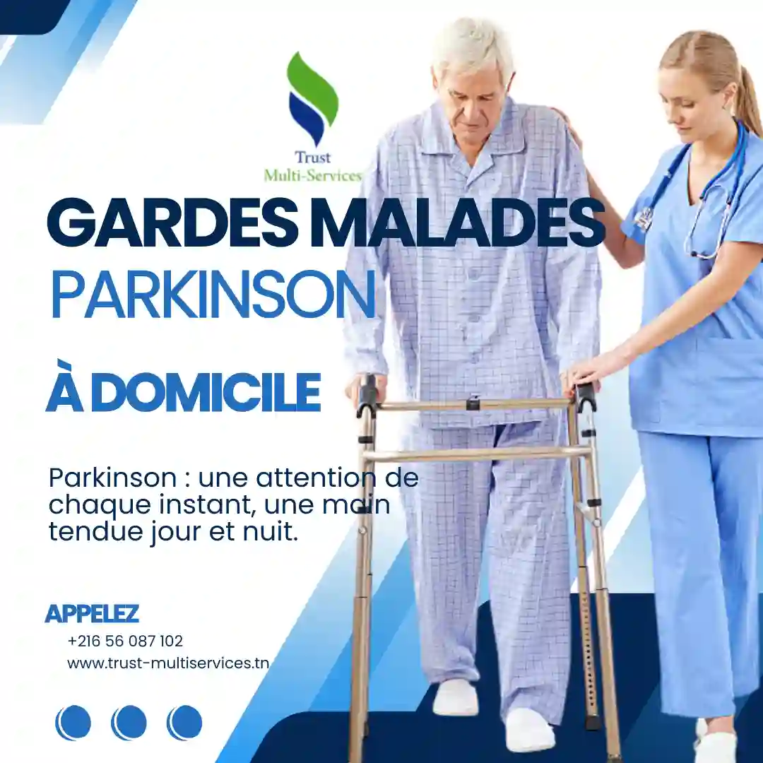 GARDES PERSONNES ATTEINTES DE PARKINSON À DOMICILE À TATAOUINE