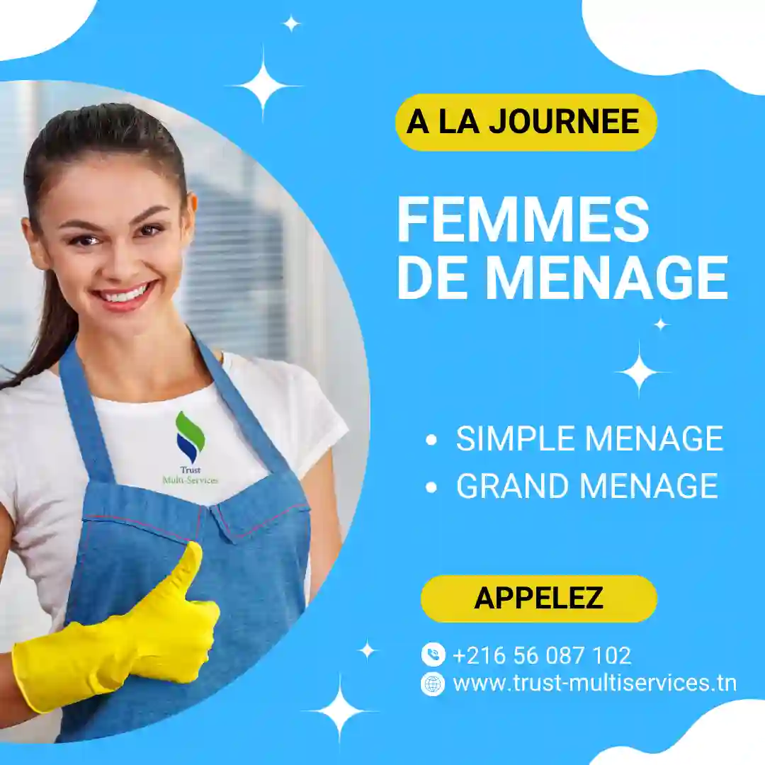 HOUSEKEEPER PER DAY IN BORJ CEDRIA