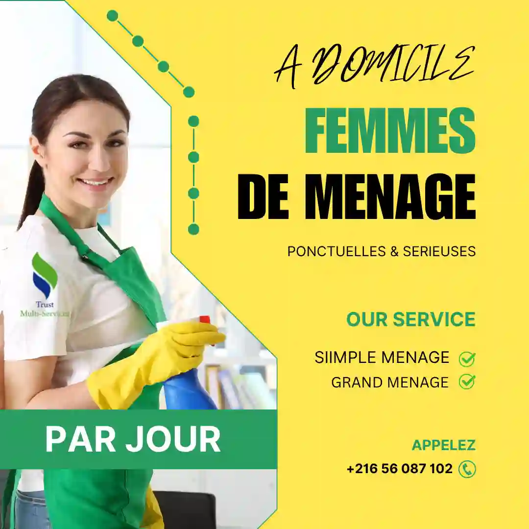 HOUSEKEEPER PER DAY IN HAMMAM LIF