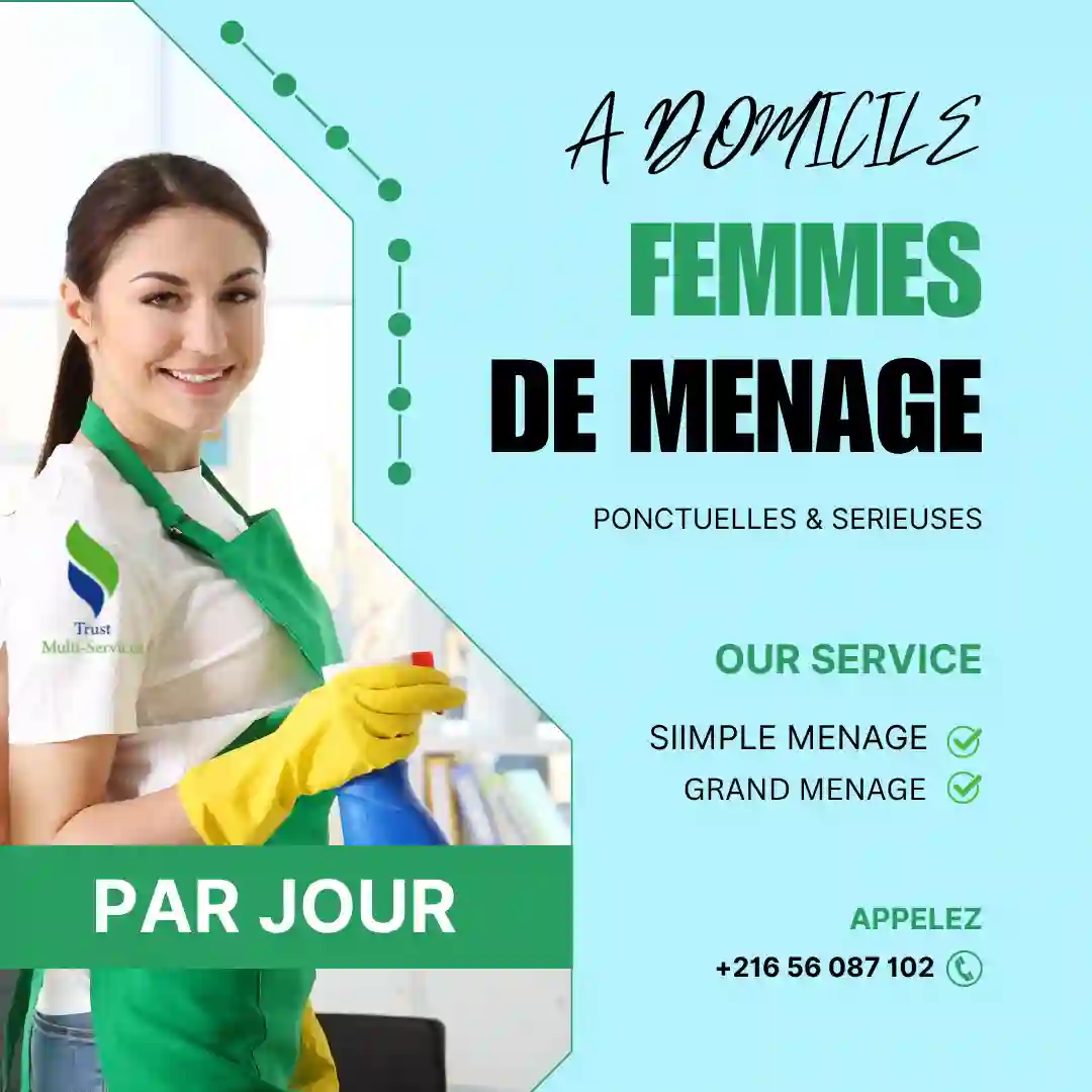 HOUSEKEEPER PER DAY IN MEGRINE