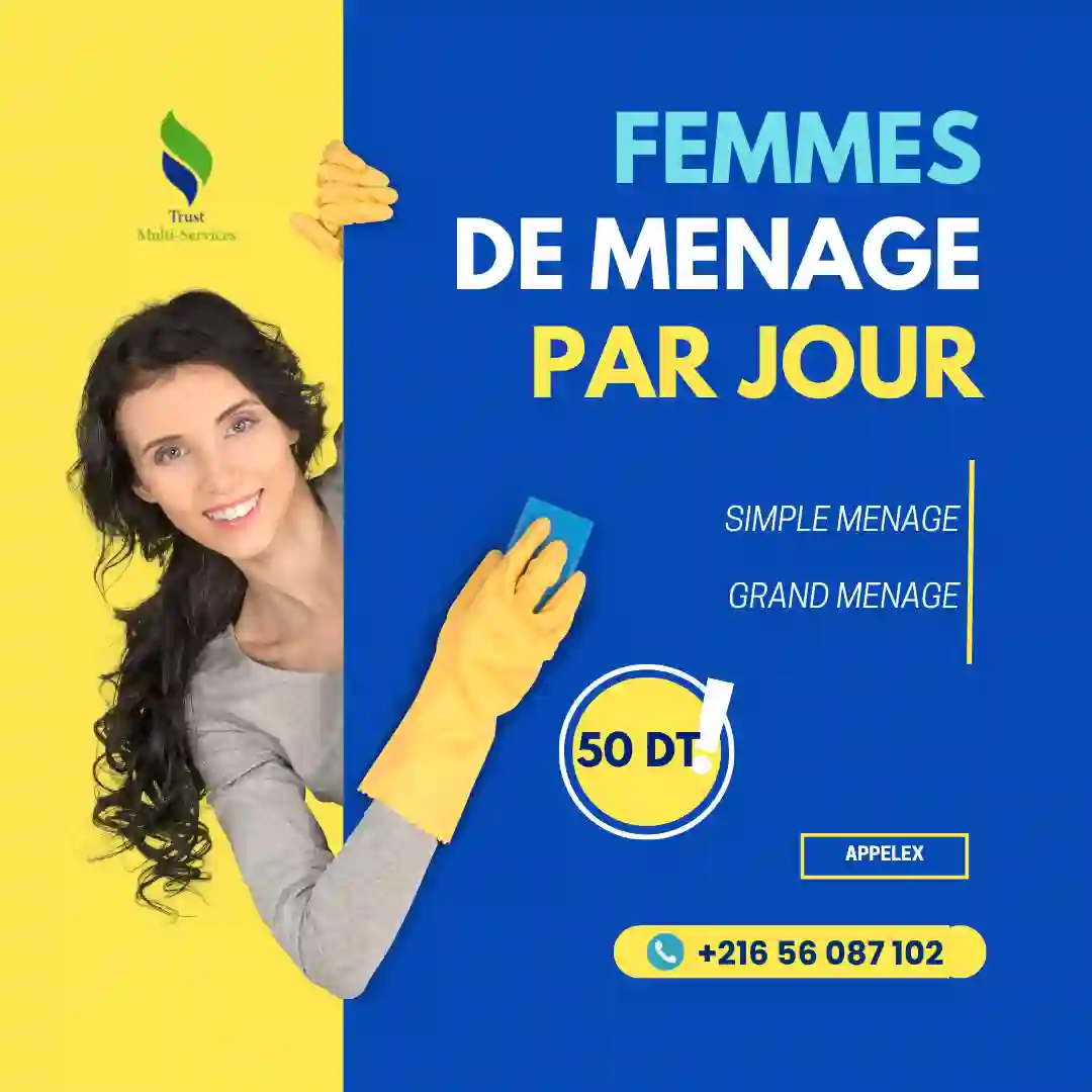 HOUSEKEEPER PER DAY IN YESMINET - MEDINA JEDIDA