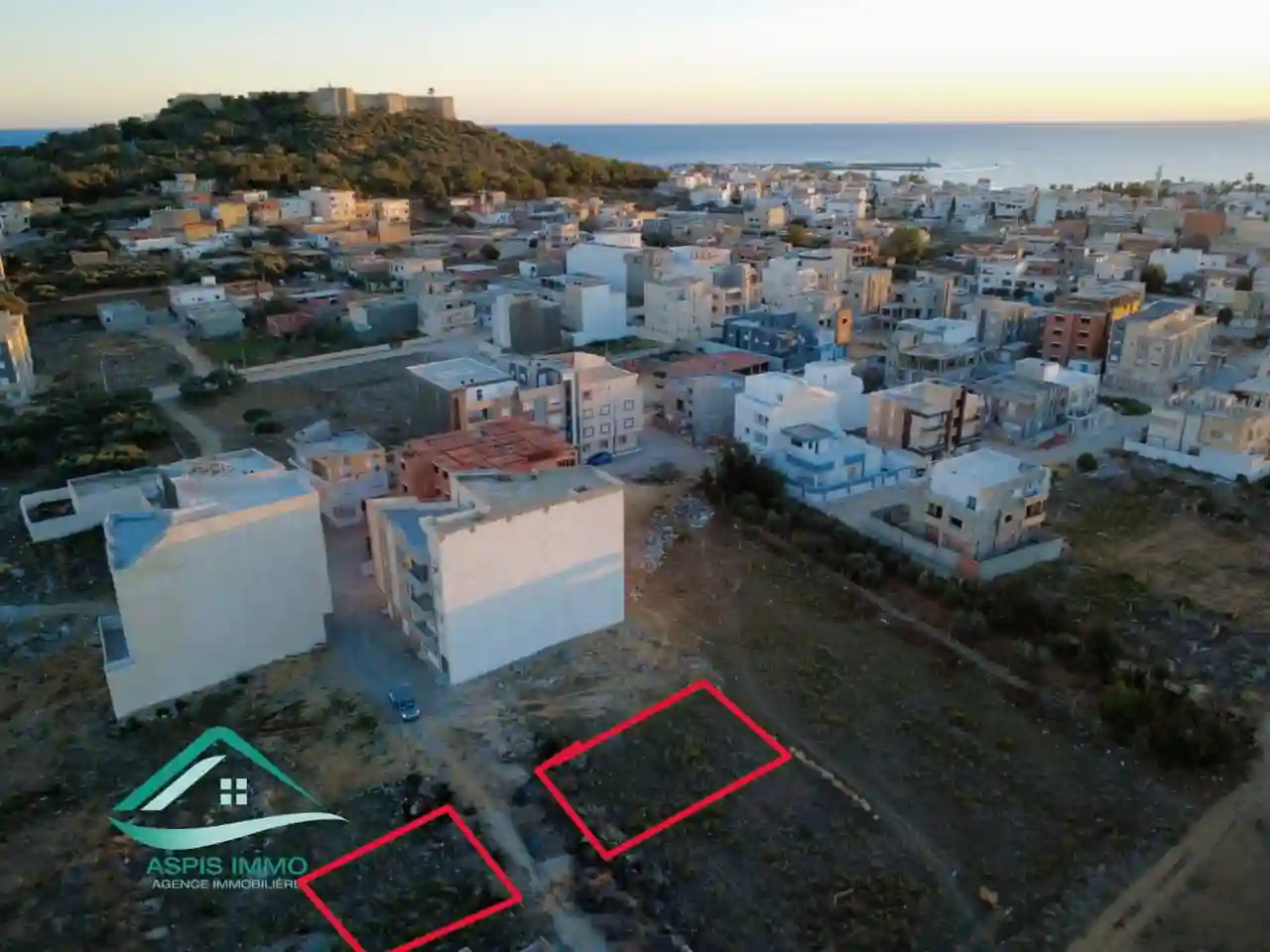 Vt1018 Terrains 296 m2 à Kelibia à Kelibia - Vue 2