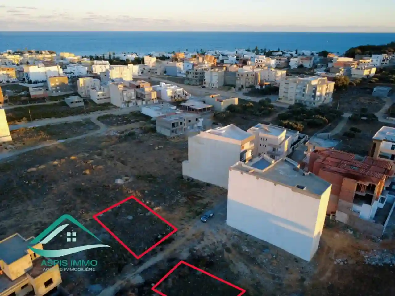 Vt1018 Terrains 296 m2 à Kelibia à Kelibia - Vue 4