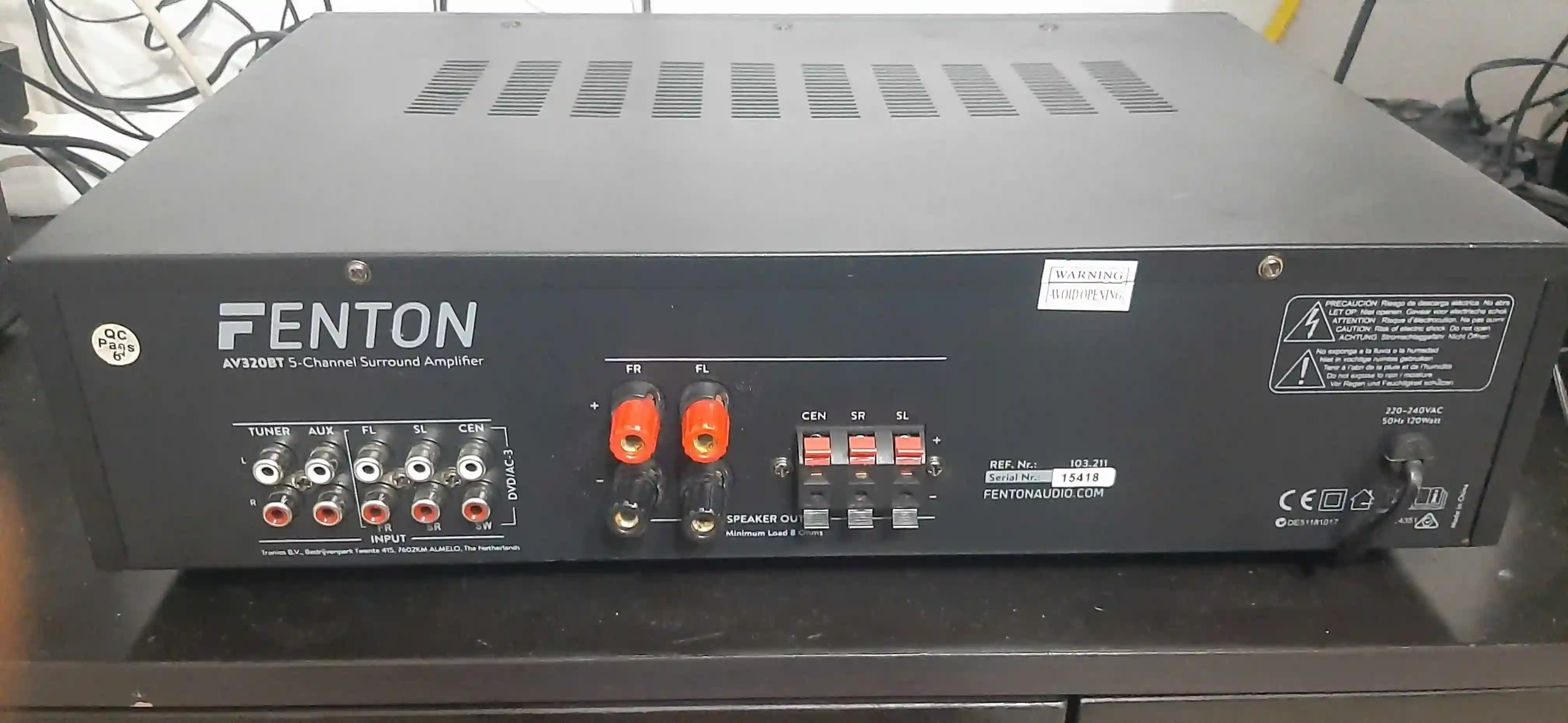 Ampli Bluetooth - USB - AUX - Micro - Vue 6