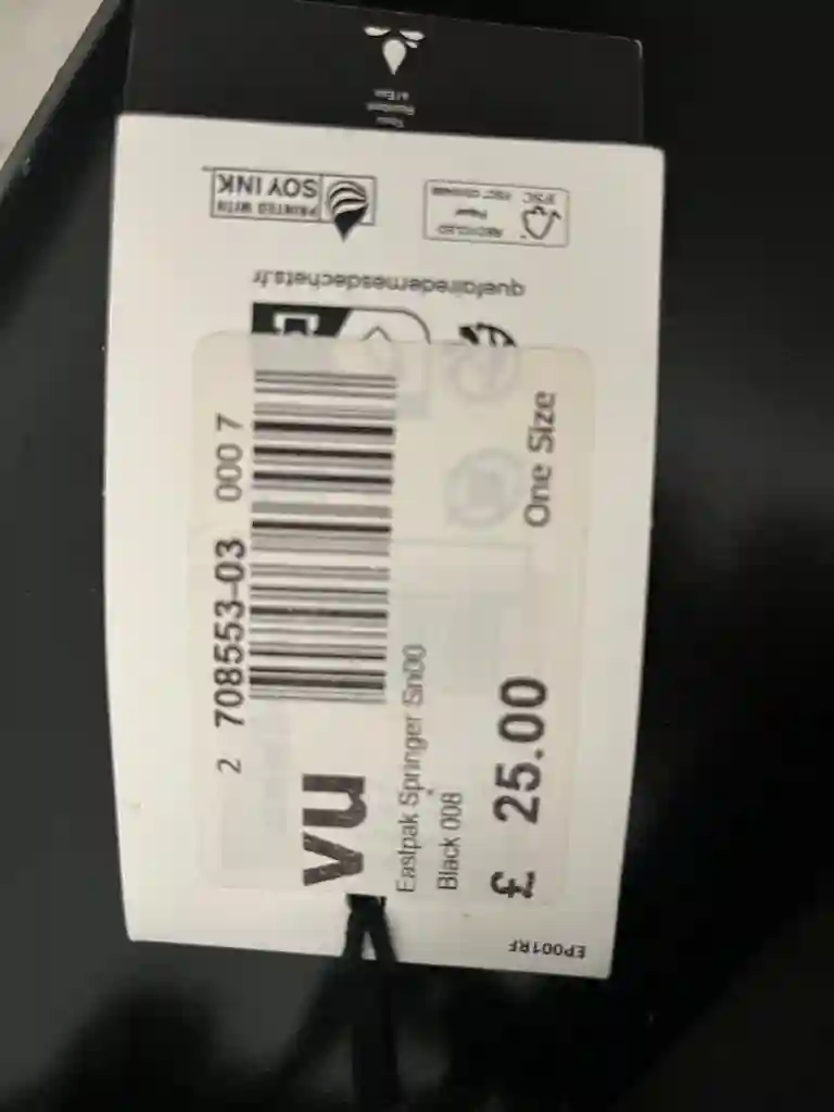 Sac Banane Eastpak Springer – Neuf Couleur Noire - Vue 2