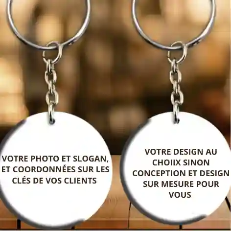 Portes Clés Avec Logo ou Design au Choix à Ain Zaghouan - Vue 1