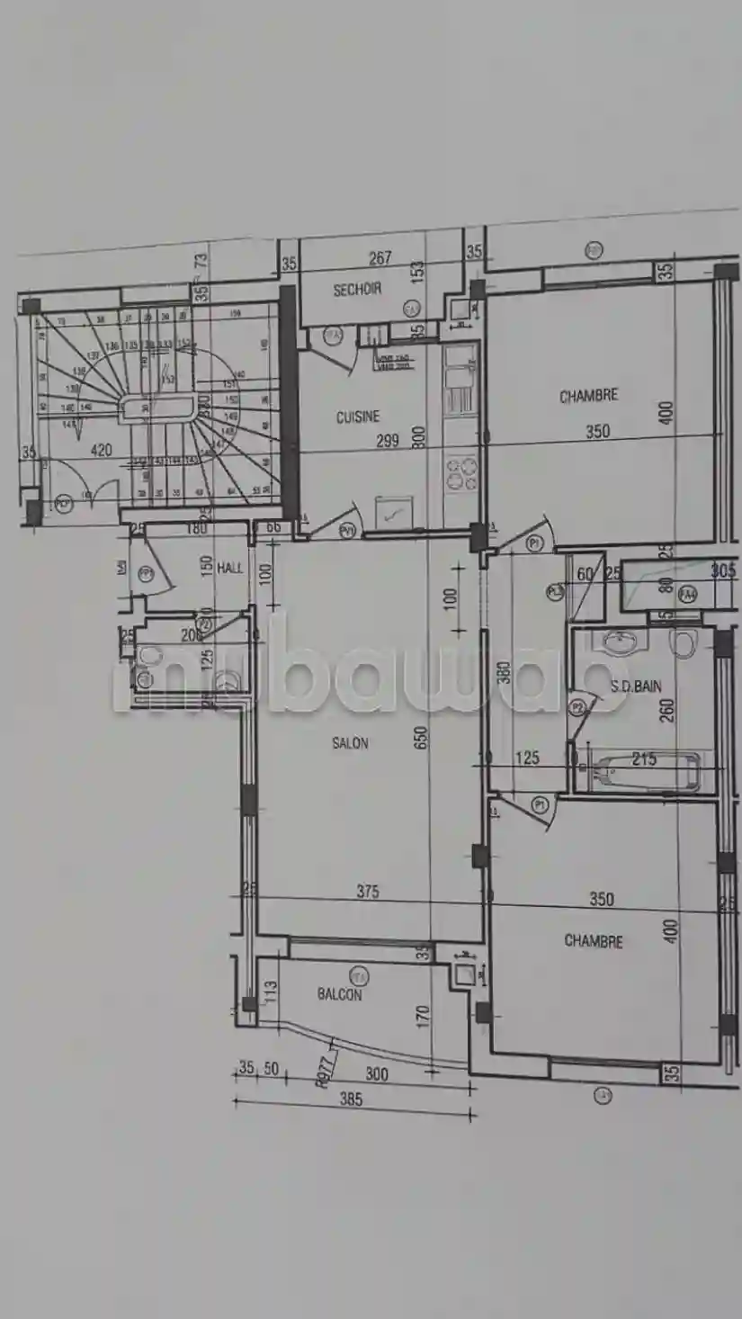 Appartement S2 à Louer Jinen de Carthage - Vue 1