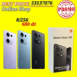 Redmi Note 14s 8256 Paquet Fermé Validé☑️