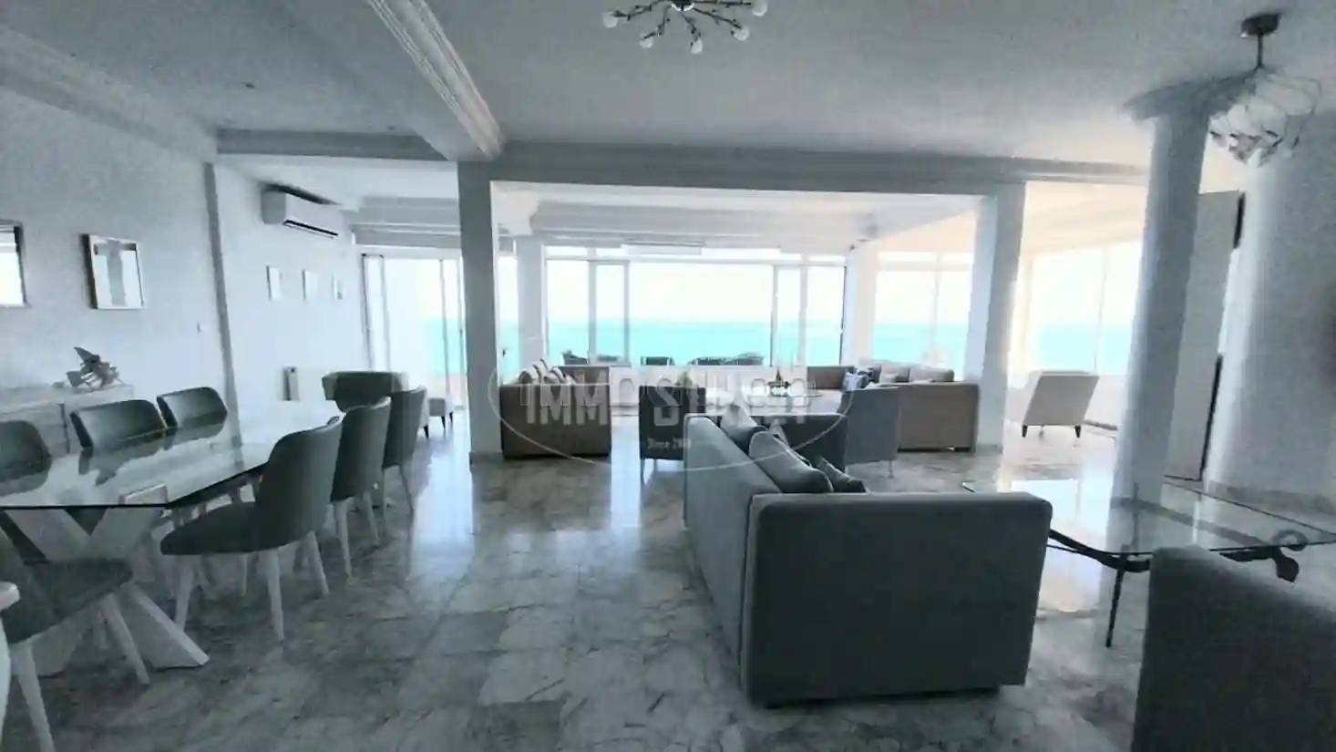 À Louer – Superbe S2 Meublé Vue Mer à La Marsa - Vue 1