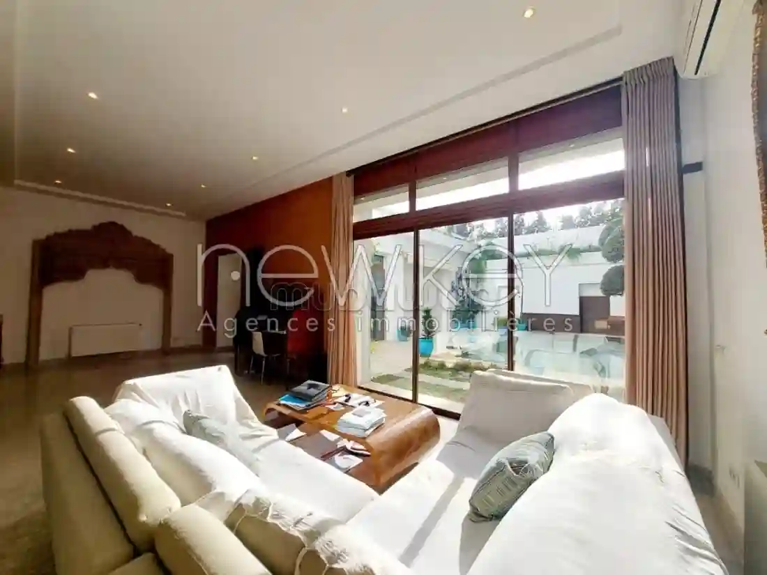 Rez de Chaussée Avec Piscine S4 Meublé à La Marsa - Vue 2