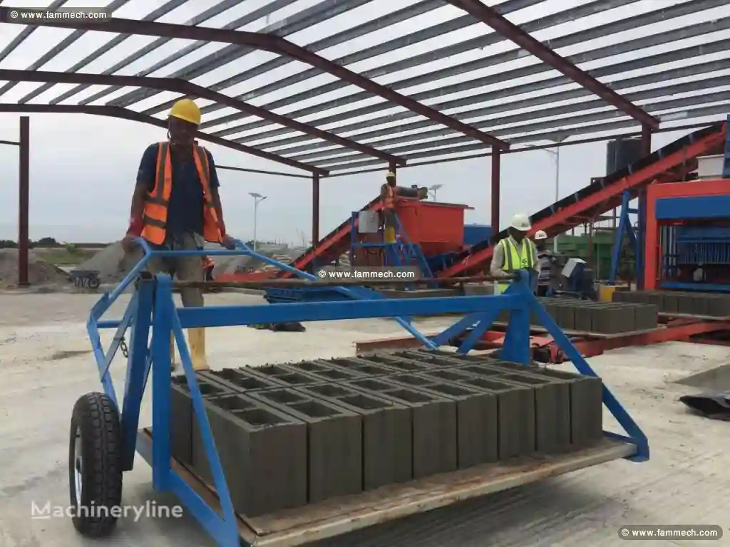 Machine Bloc Beton Ott6a Parpaing Brique Agglos pa - Vue 2