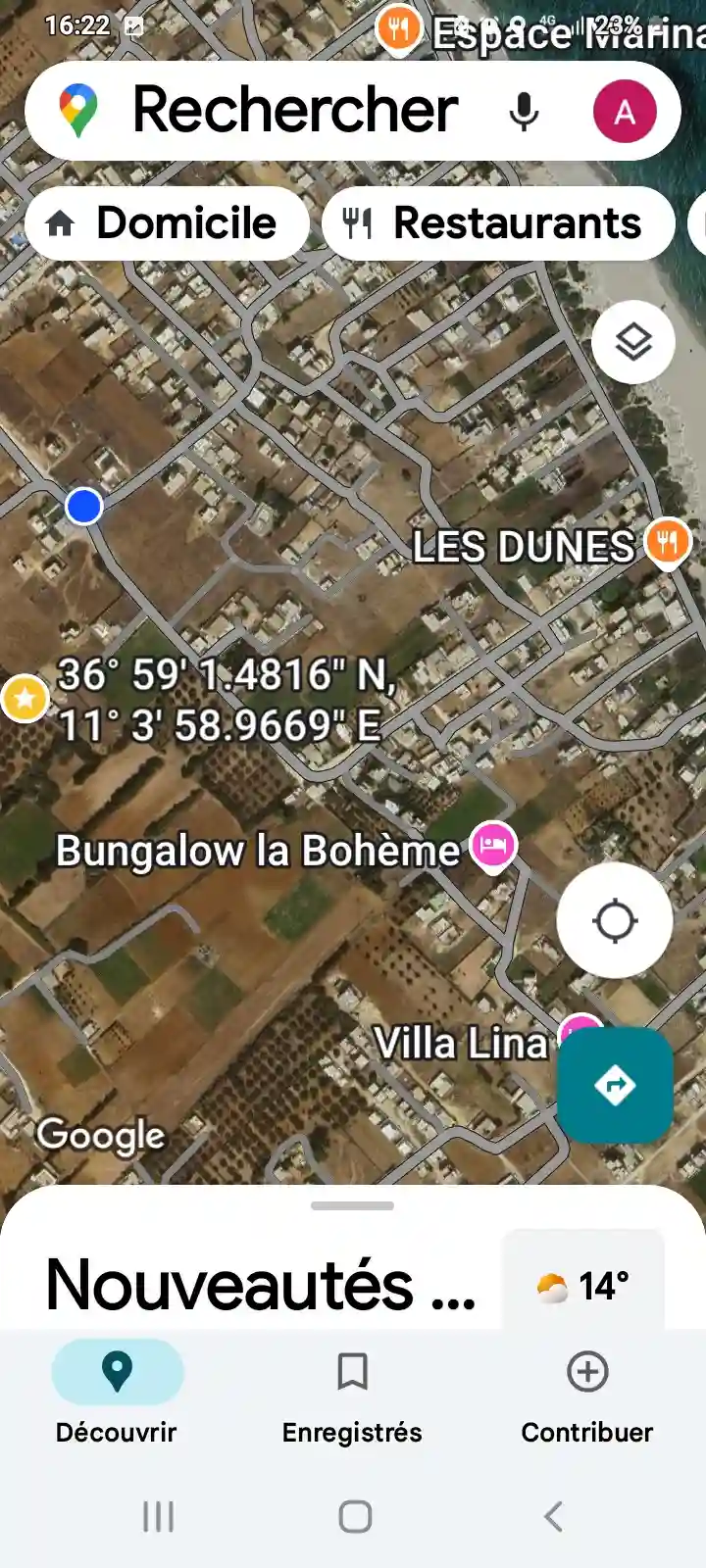 Villa Plage dar Alouch à Dar Allouche - Vue 1