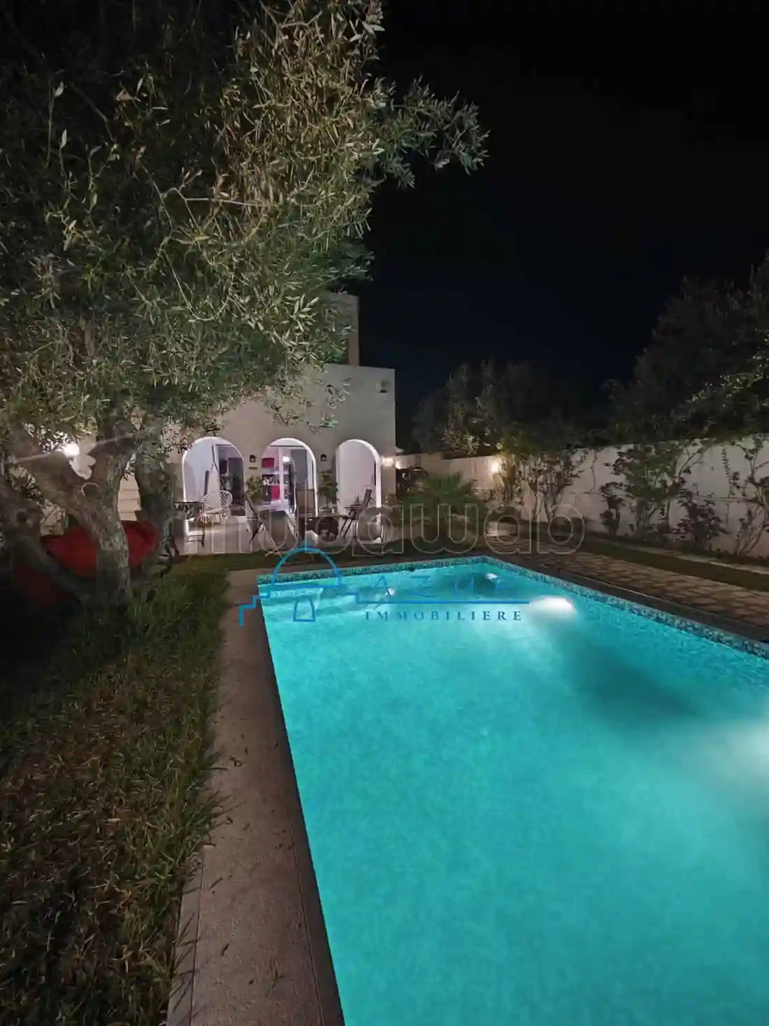 À Louer à L’année – Villa S5 Meublée à Hammamet - Vue 1