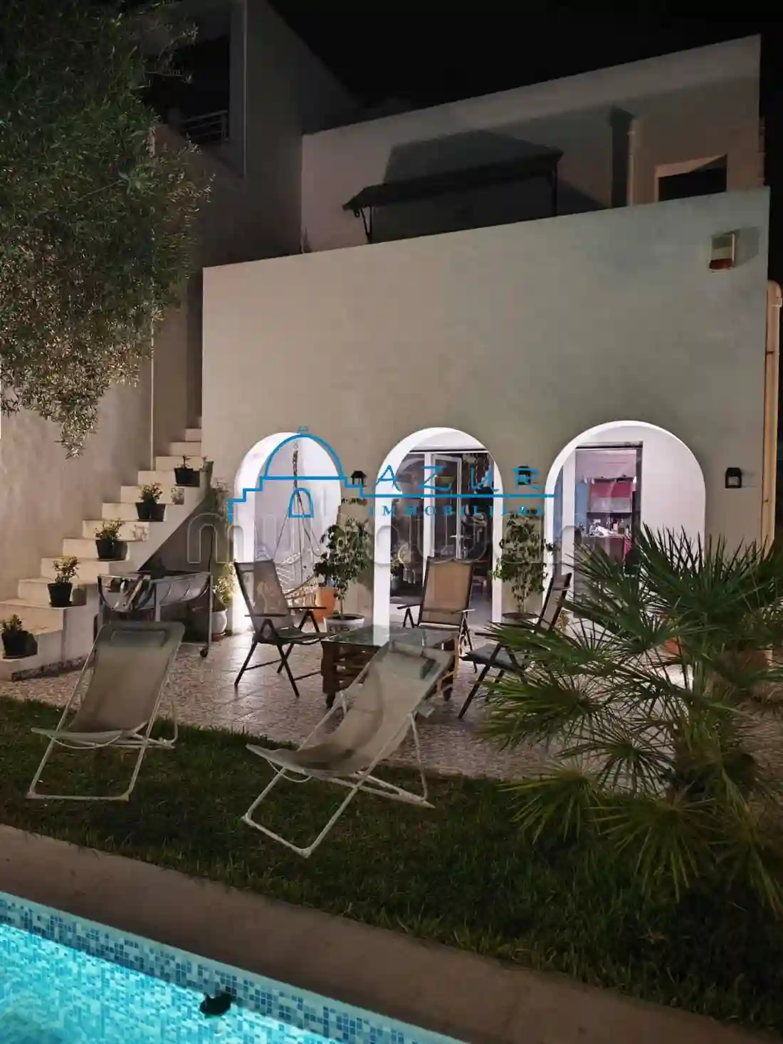 À Louer à L’année – Villa S5 Meublée à Hammamet - Vue 3