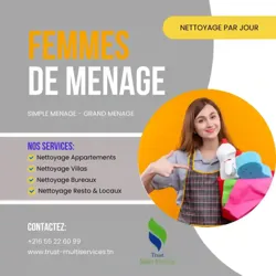 DES Femmes DE Menage PAR Jour A Borj Louzir