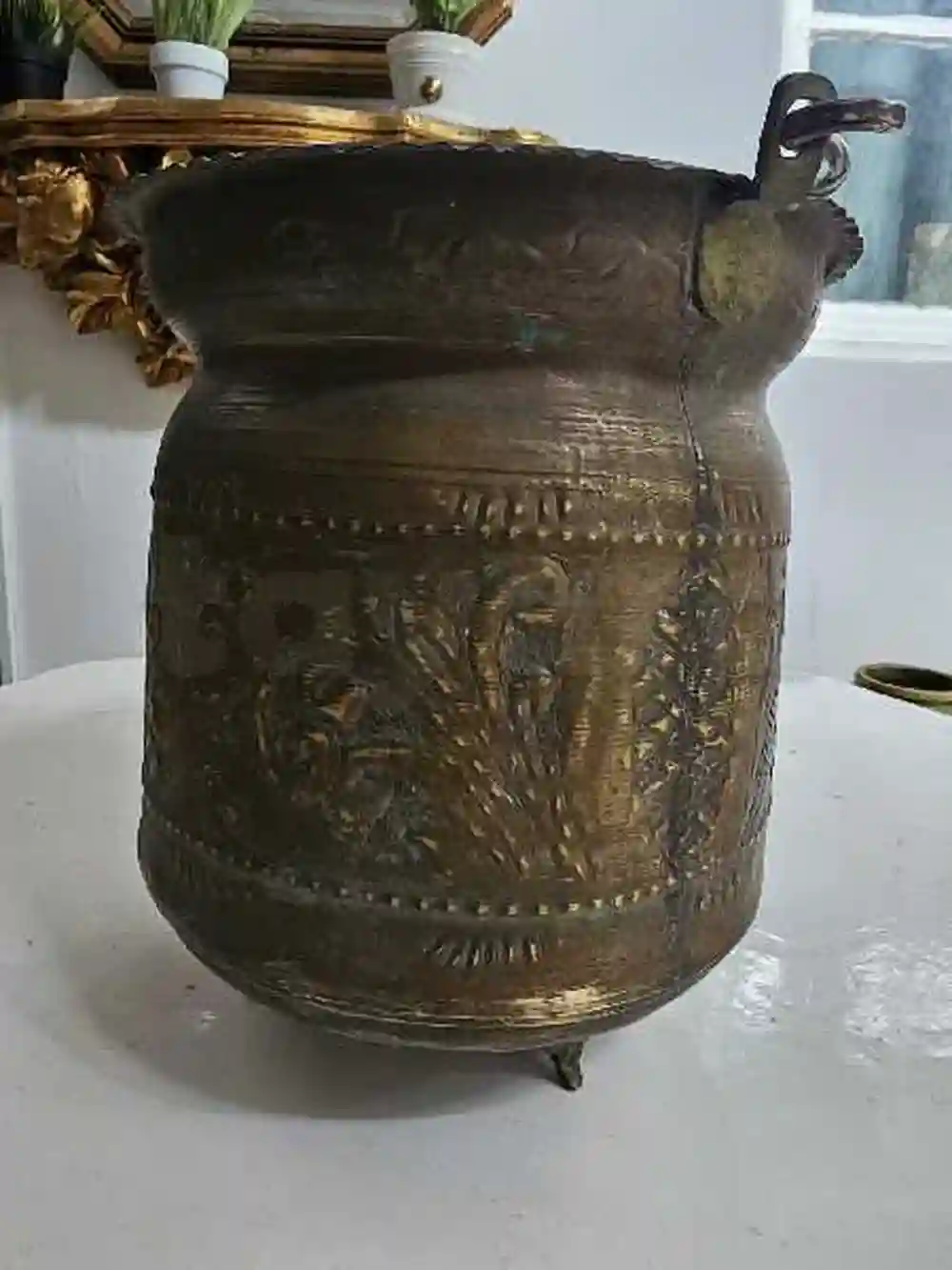 Ancien Seau en Cuivre - Vue 1