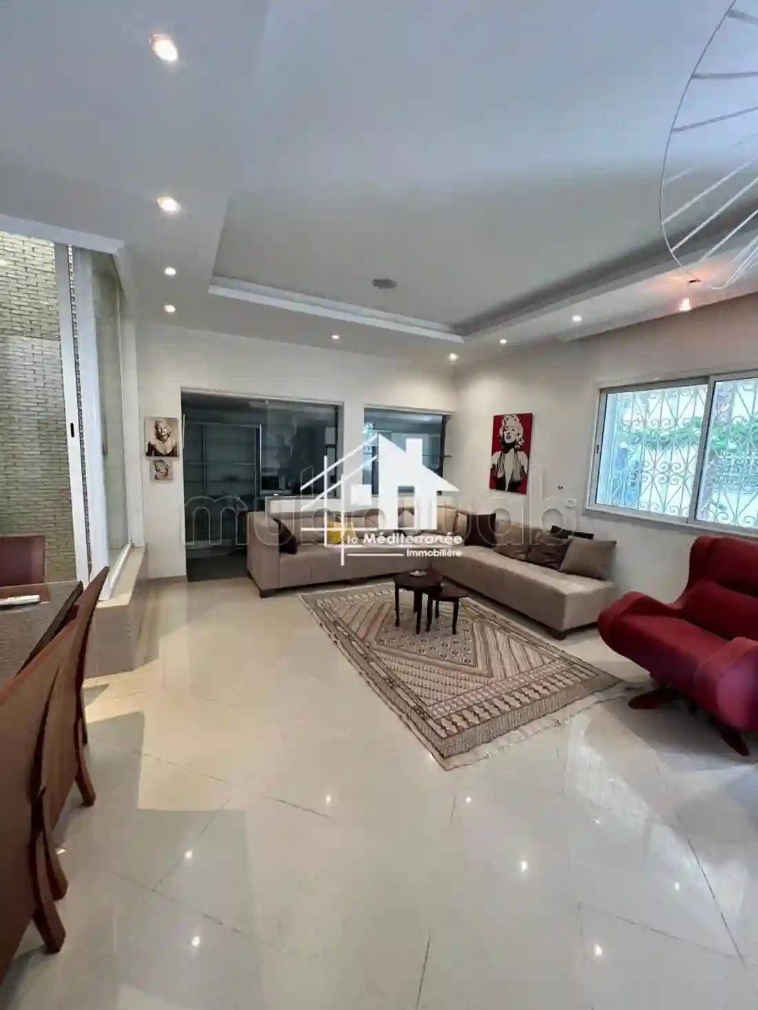 A Louer un Duplex s3 Meublé à Carthage Byrsa - Vue 2