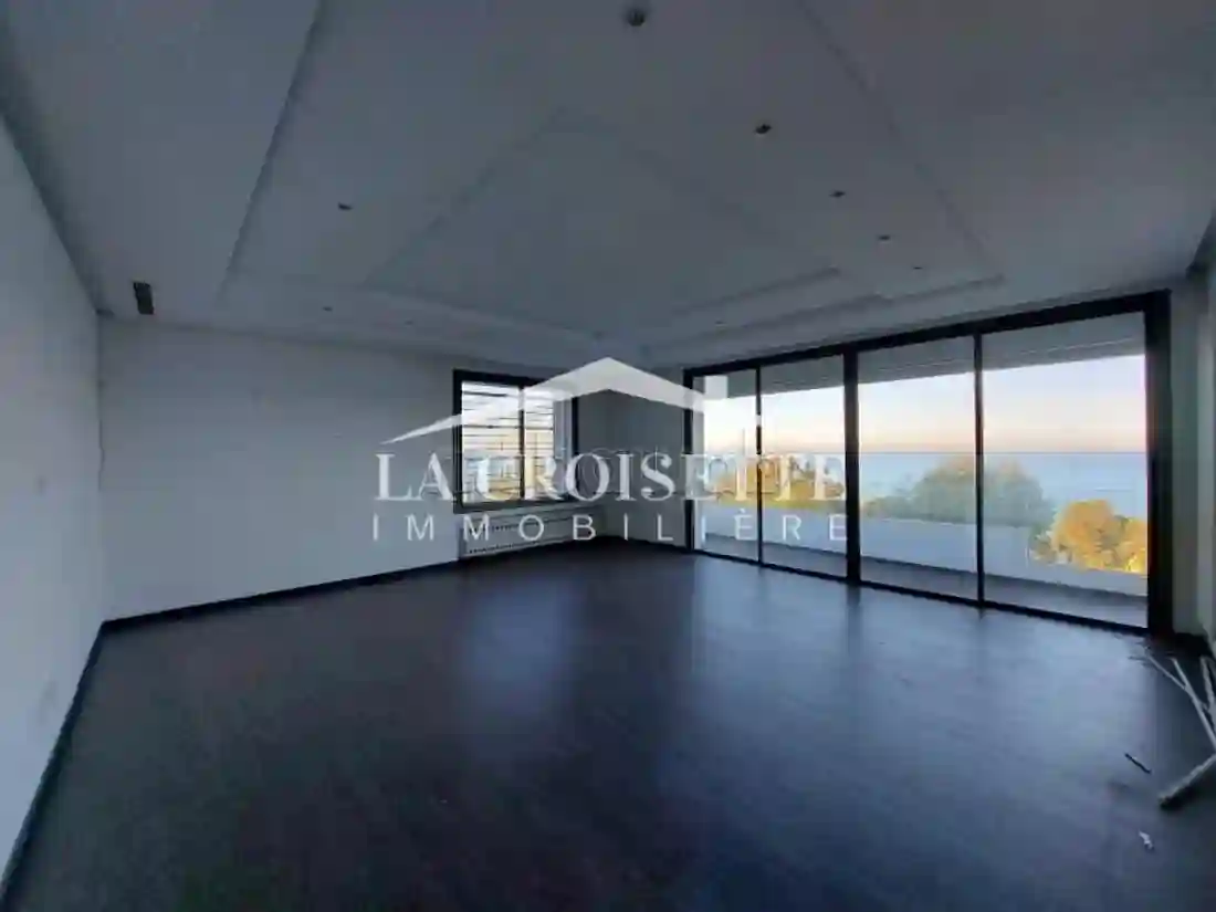 Appartement S3 vue mer Avec Piscine à la Marsa - Vue 1