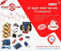 𝐊𝐢𝐭 𝐒𝐦𝐚𝐫𝐭 𝐑𝐨𝐛𝐨𝐭 𝐂𝐚𝐫 𝟒𝐖𝐃 𝐂𝐨𝐦𝐩𝐥𝐞𝐭