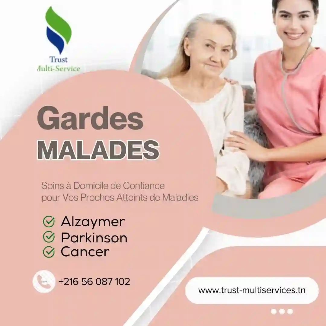 Garde de personnes âgées à domicile