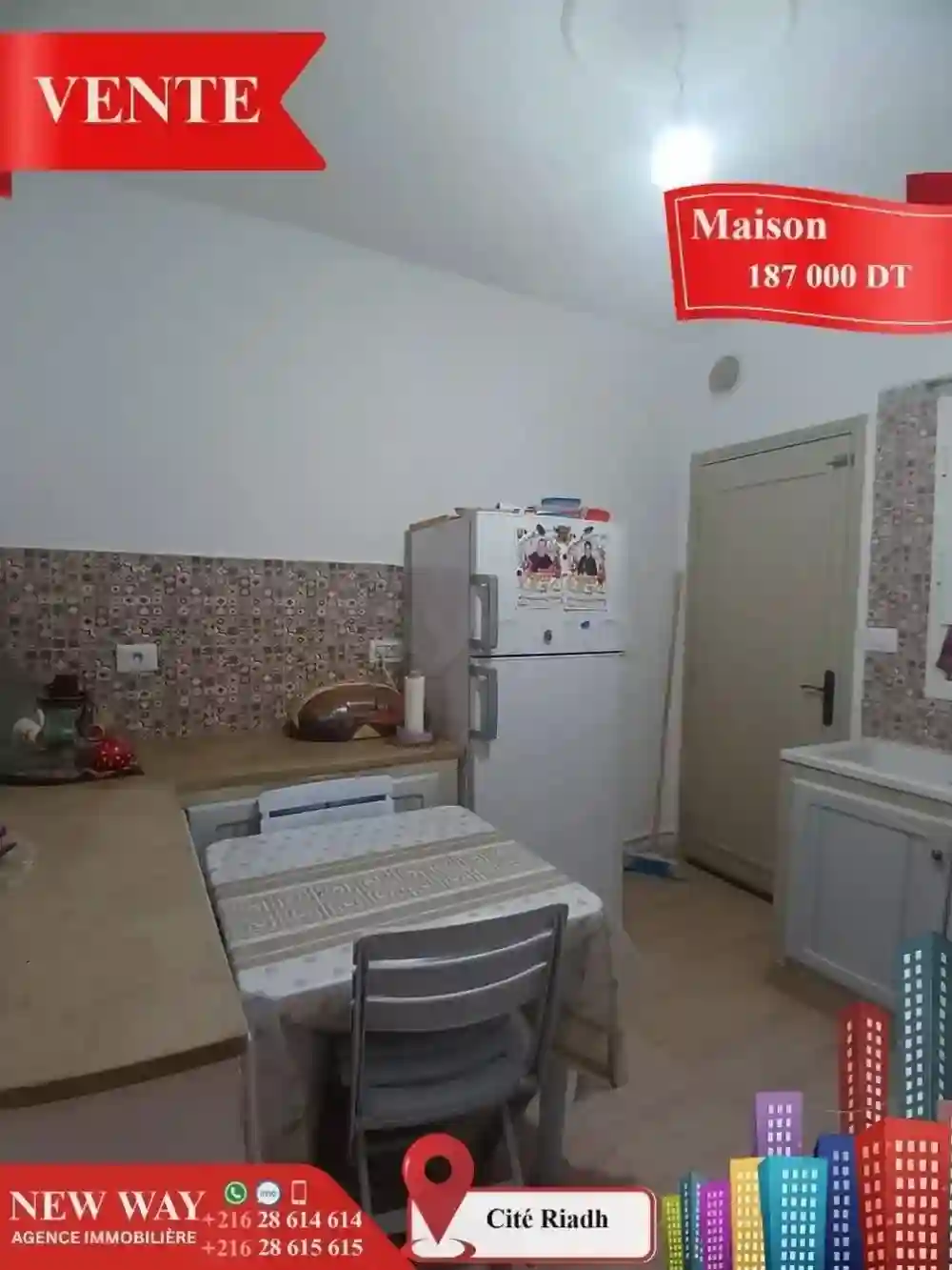 Maison à Cité Riadh Proche de Toutes Commodités - Vue 2