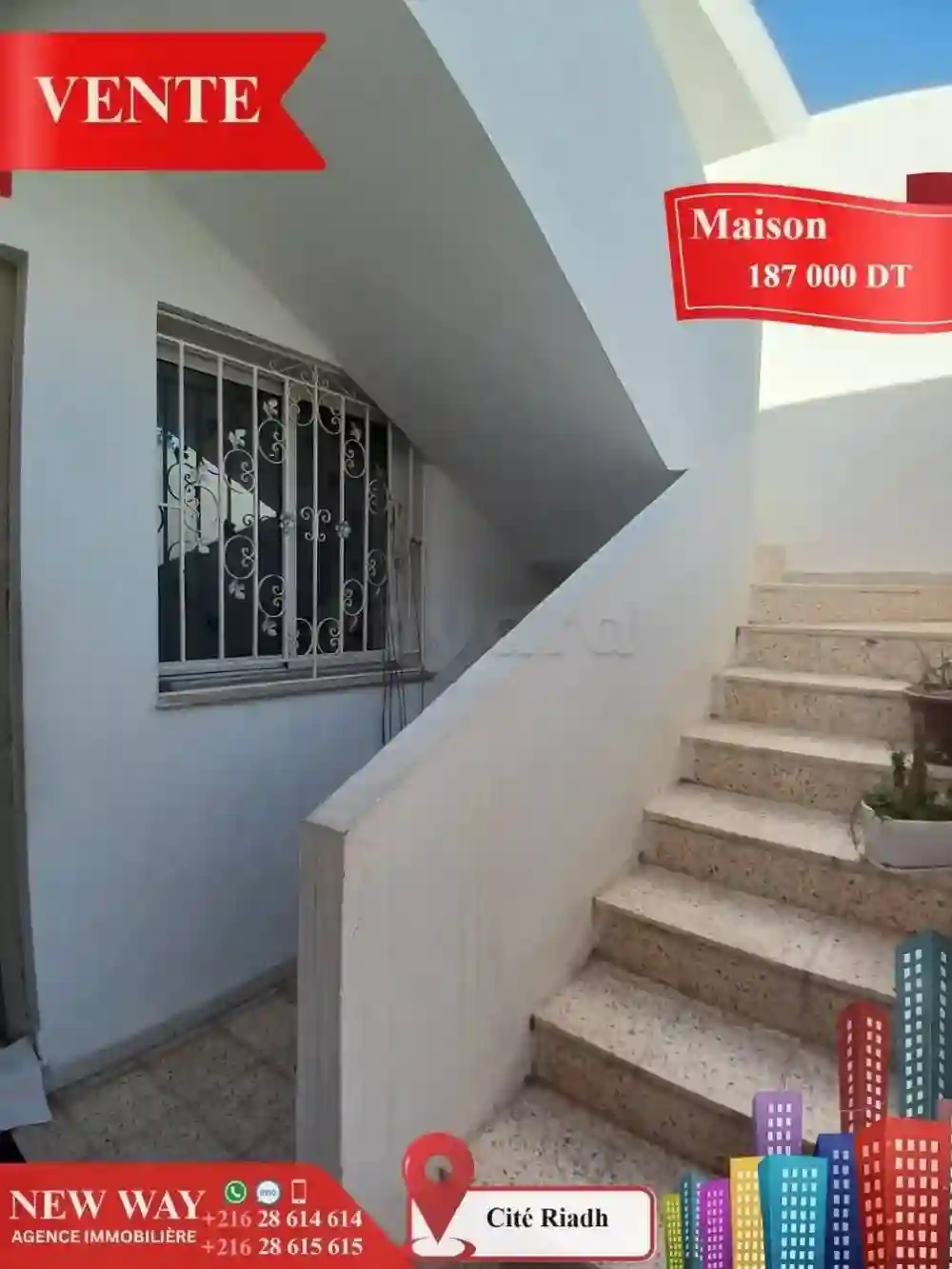 Maison à Cité Riadh Proche de Toutes Commodités - Vue 4