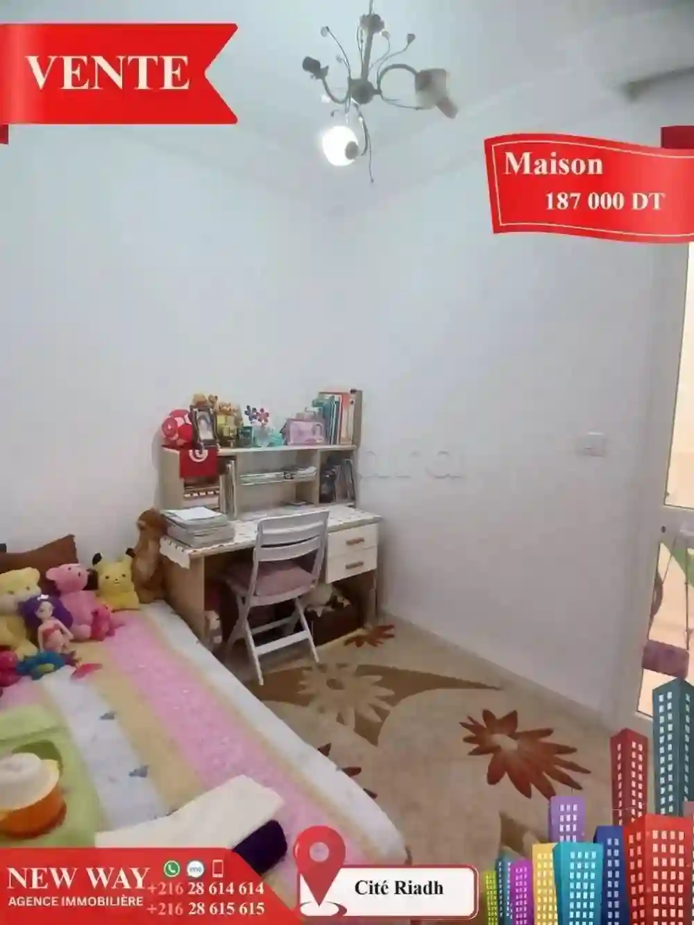 Maison à Cité Riadh Proche de Toutes Commodités - Vue 5