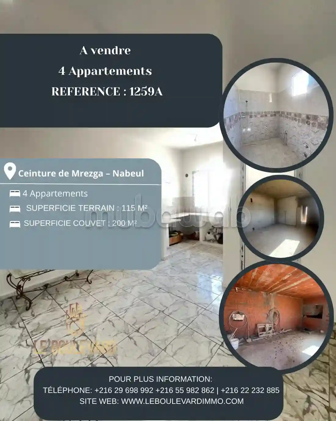 A Vendre Immeuble R1 Situé à Mrezga Nabeul - Vue 1